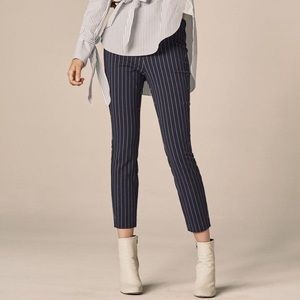 rag & bone simone pant in blue pinstripe